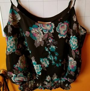 Flowered crop top